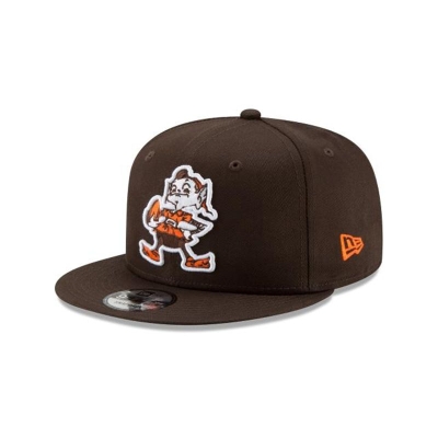 Cleveland Browns Gorra | New Era NFL Basic 9fifty Snapback Cap Mexico - Marrom